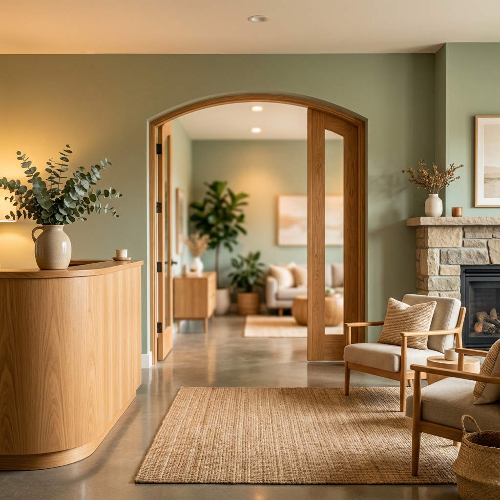 Empfangsbereich der Praxis